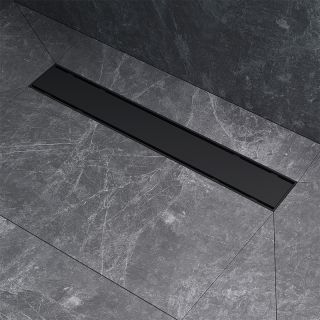 Душевой лоток AM.PM PrimeFlow 50 W02SC-U11-050-04BM с Черной матовой решеткой / под плитку Tile